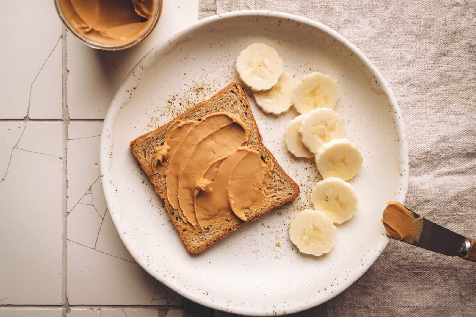 Peanut butter toast