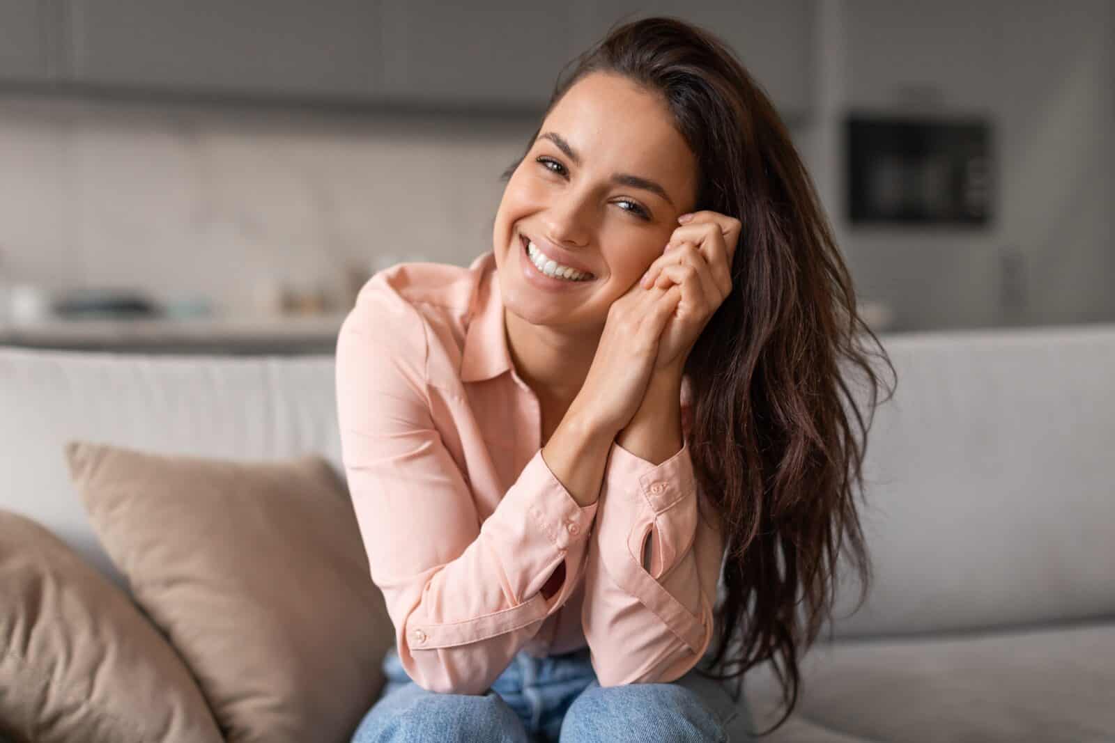 Smiling woman