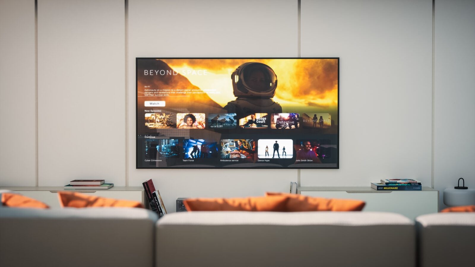 Television brought stories home