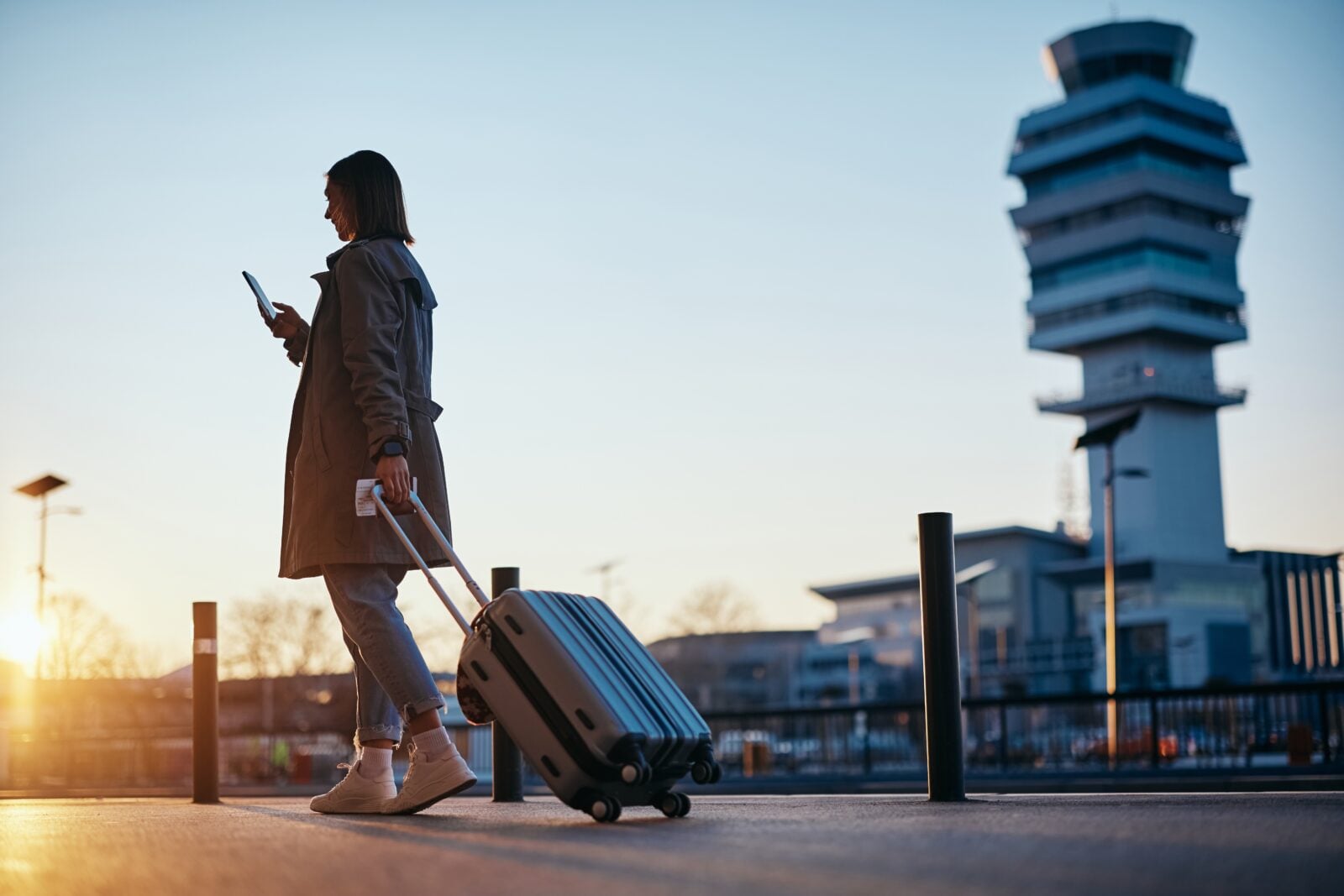 Woman travelling