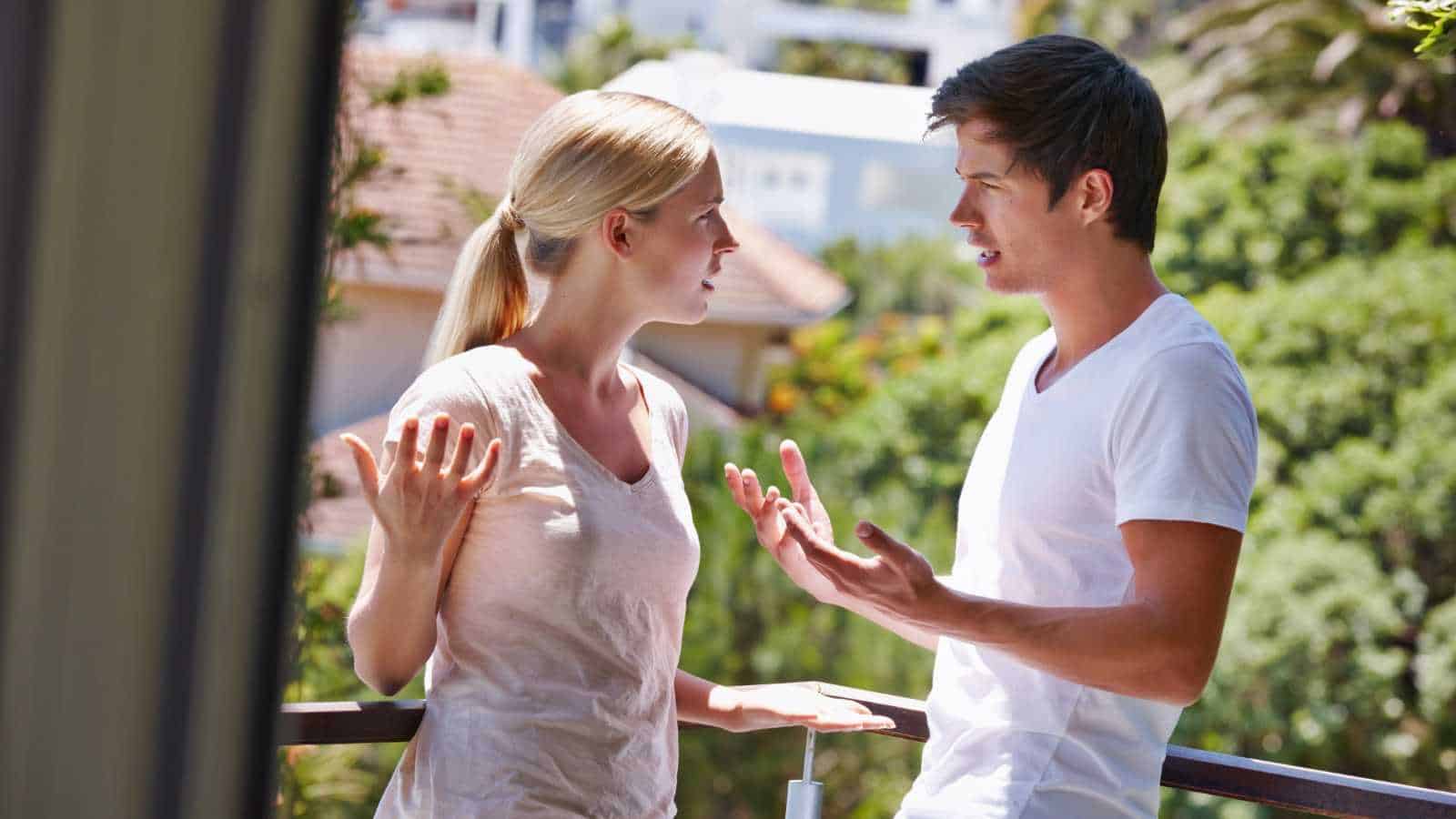 couple arguing