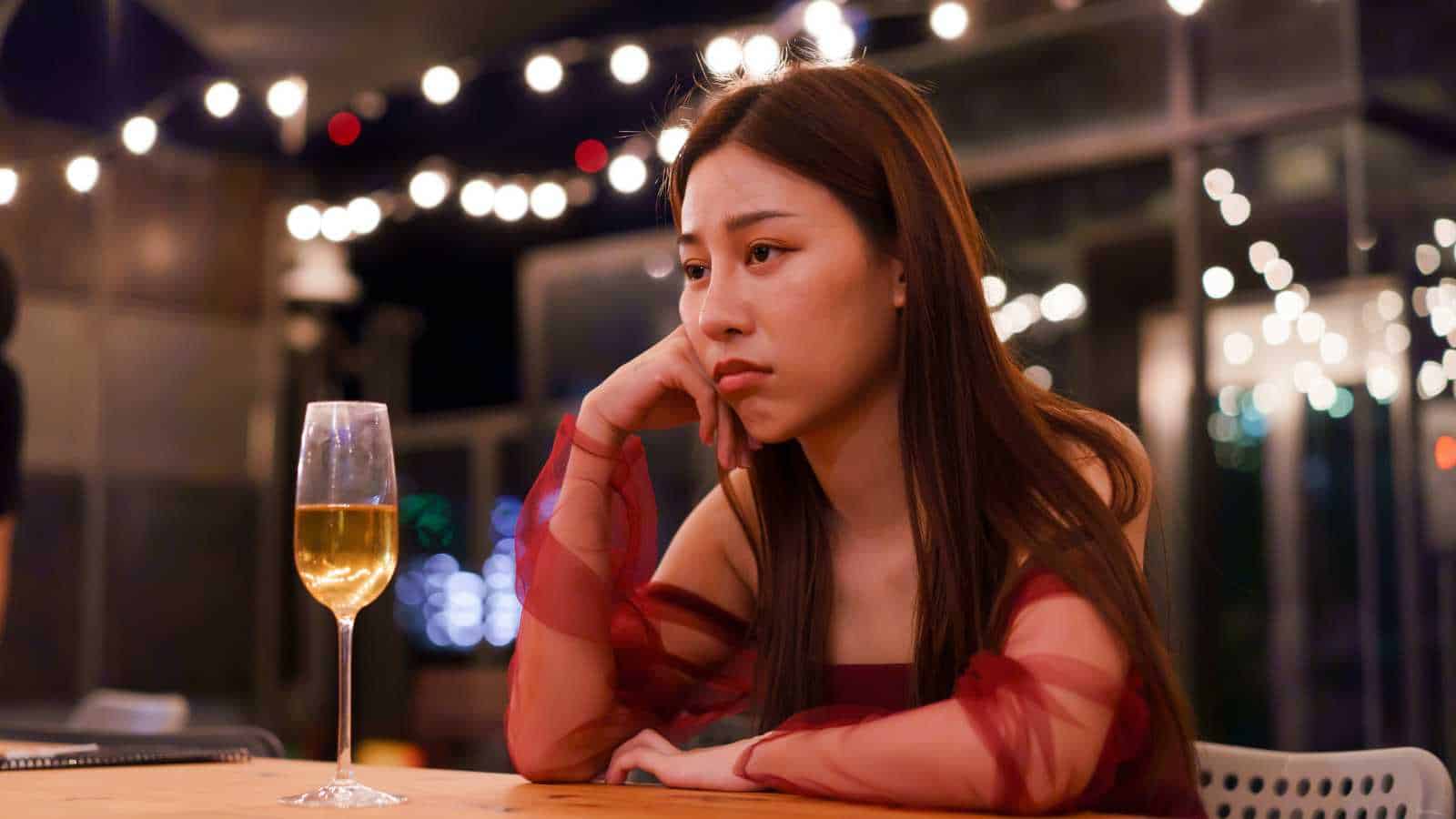 sad girl after being rejected