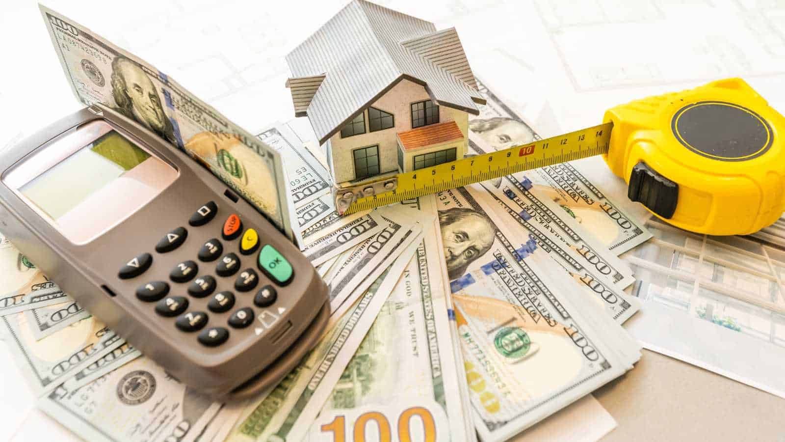 mortgage building costs concept