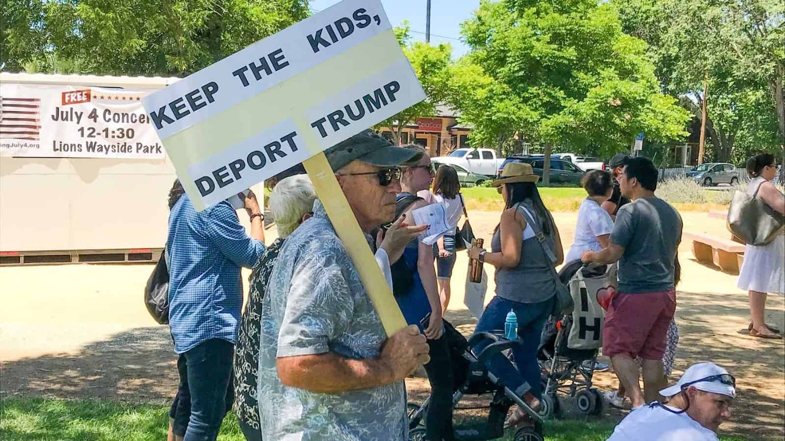 ICE protest signs