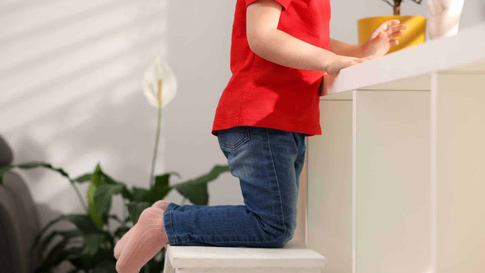A new mom is torn between protecting her toddler and letting her learn the hard way
