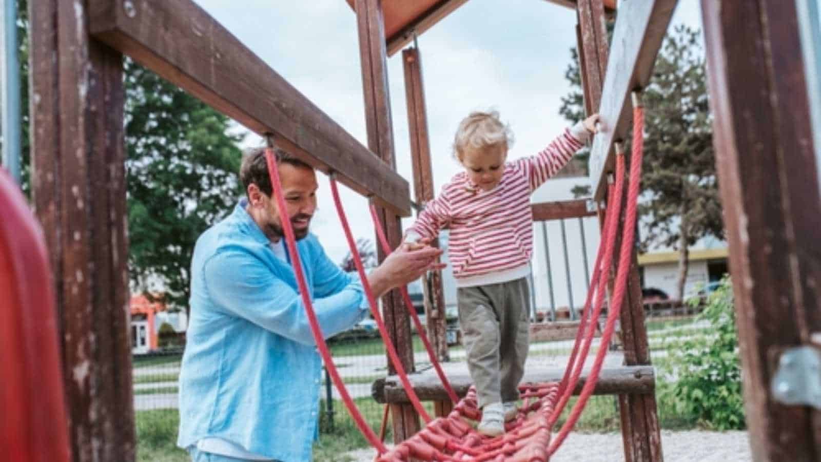 A new mom is torn between protecting her toddler and letting her learn the hard way