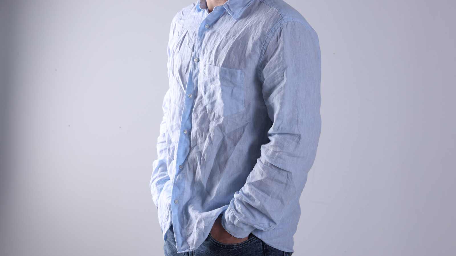 wrinkled clothes