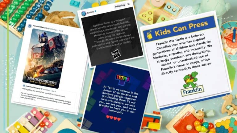 Trump Regime Keeps Stealing Kids Entertainment for ICE Ad Campaign. Companies are Clapping Back.