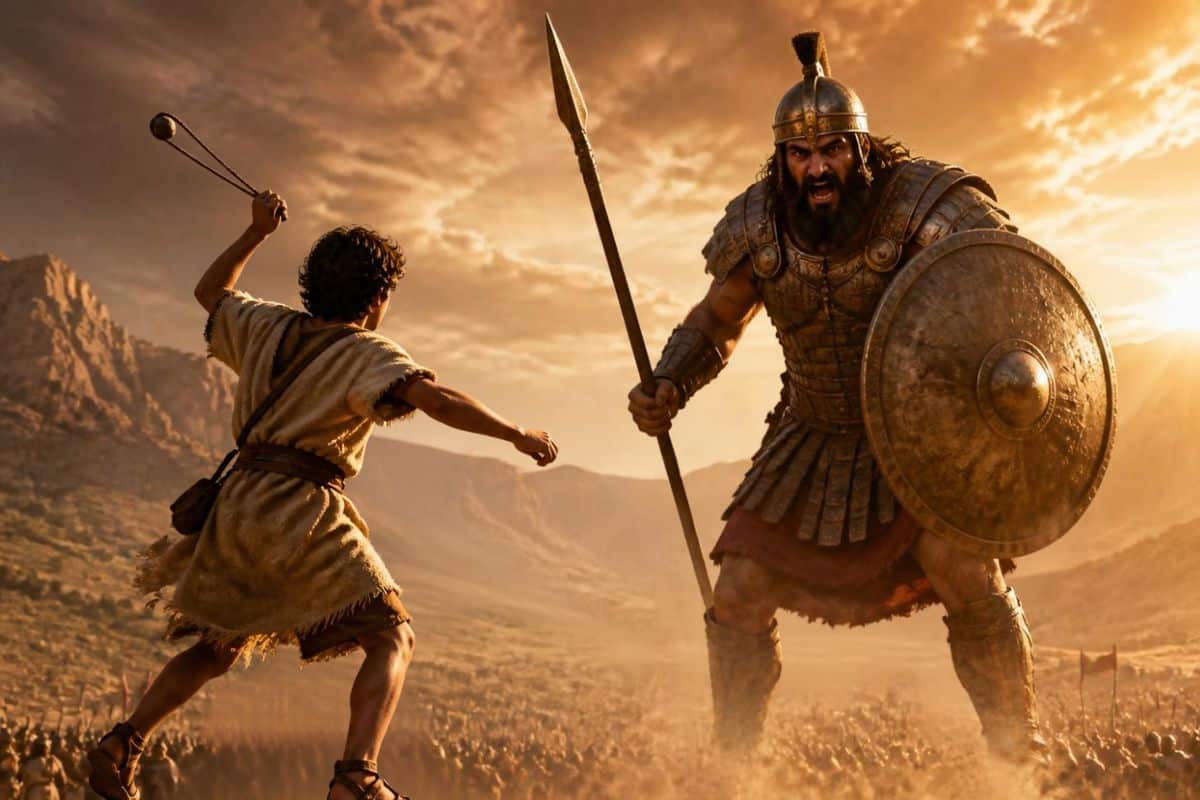 David and Goliath